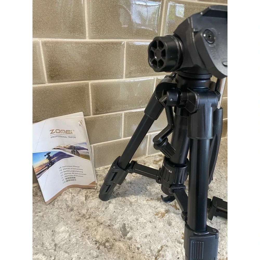 ZOMEI Q111 Professional Aluminum Travel Tripod Pan Head Canon DSLR Camera READ